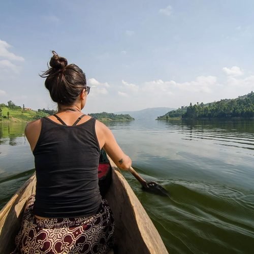 Canoeing and Boating on Lake Bunyonyi