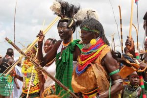 Karamojongs during the Karamoja cultural day